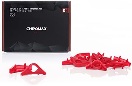 Noctua NA-SAVP1 Chromax.Red, анти-вибрациони влошки за 120/140мм навивачи на Ноктуа