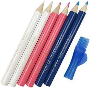 Bybycd корисно едноставна црвена, сина, бела 3 алати за трагање во боја, маркер за шиење ткаенини моливи за облекување алатки за вода