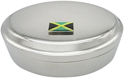 Јамајка Знаме Приврзок Овална Ситница Накит Кутија