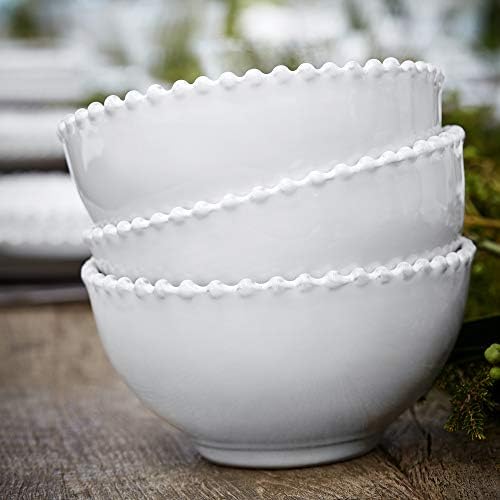 Коста Нова Керамички камења 27 мл. Супа и сад за житни култури - колекција на бисери, бела | Микробранова и машина за миење садови