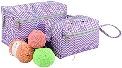 SMLJLQ кеса за складирање на предиво од предиво со голема капацитет за плетење торба за плетење во волна, предиво топки торбички торбички
