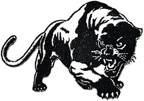 Реткосична лепенка тигар пантер лута лепенка везени апликации шијат или железо на закрпи цртани деца деца налепници лого јакни