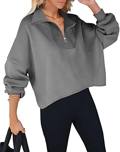 Tankaneo женски лапел полу -патент пуловер џемпер со долги ракави капка рамо на рамената култура цврста боја пад на врвовите