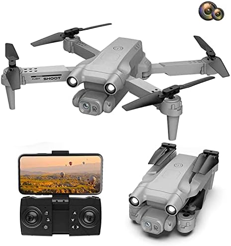 Zottel Детски UAV, FPV видео во реално време RC Quadrotor Helicopter со HD камера, подарок за играчки за возрасни за почетници,