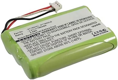 Синергија дигитална батерија без безжични телефони, компатибилна со Polycom Dect 4020 безжичен телефон, ултра висок капацитет,