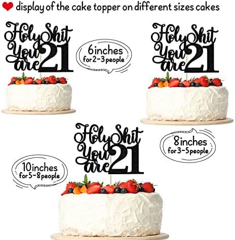 Среќен 21-ви Роденден Торта Топер, 21-ви Роденден Торта Декор, Чао Чао/Рип Лажни ПРОЕКТ, Смешни 21-ви Роденден Декорации За Него