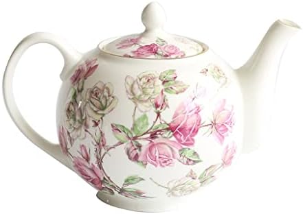 Чаша од чај од ореви сет розово чајник чај чај чаша кремаер шеќер сад овошен сад чај сет кафе сет кујнски прибор за кујнски прибор