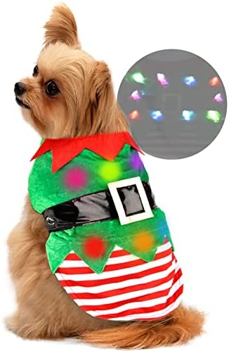 Облека за Божиќни кучиња Себаоиу Нова Година Зимски миленичиња кутре џемпер со боја, топла мачка Божиќна облека костумска облека облека Божиќ,