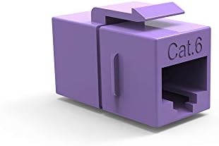 Accl ​​Cat.6 Внатрешен спојник w/keystone latch Purple, 1 пакет