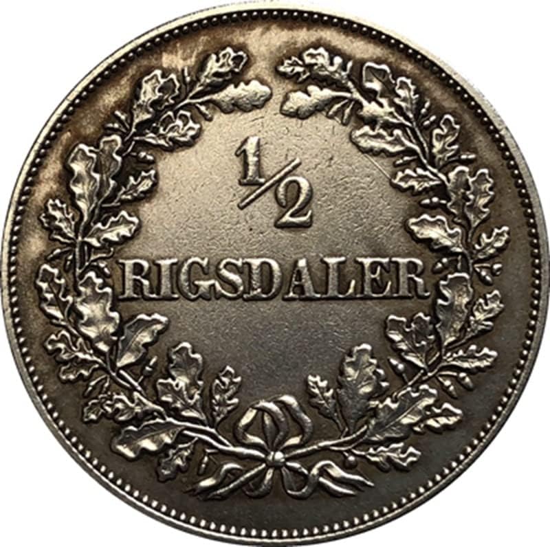 1854 германски монети бакарни сребрени антички монети монети колекција за ракотворби што може да се разнесени