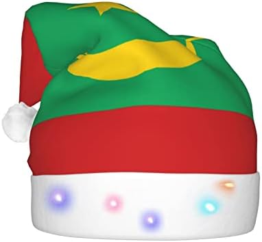 Знаме На Мавританија Божиќна Капа Маж Женски Дедо Мраз Шапка Унисекс Капа За Празнични Капи За Забави