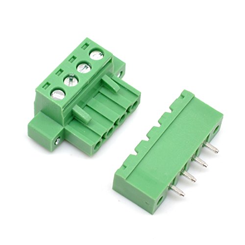 Willwin 5pcs 5.08mm терен 11 пин PCB приклучок за приклучување на терминални блокови конектори зелена