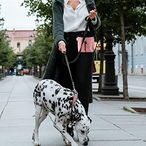 ЛЕЛЕ Лајф Куче Третирајте Ја Торбичката За Обука Со Диспензерот За Торба За Измет, Торба За Лекување На Куче За Затворање На Врвки Со Клип За