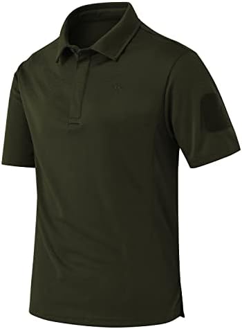 Mofiz Mens Polos кошула 2 пакет Брзо сушен атлетски краток ракав летен обичен влага за голф Голф кошула голема и висока S-3XL