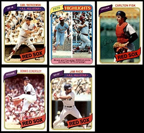 1980 Topps Boston Red Sox Team го постави Бостон Ред Сокс NM Red Sox