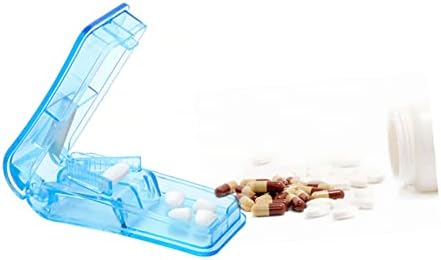 Исцелени 2 Парчиња Апчиња За Пилули Машина За Сечење Лекови За Патување Организатор Таблета Дробилката За Пилули За Патување Пилула