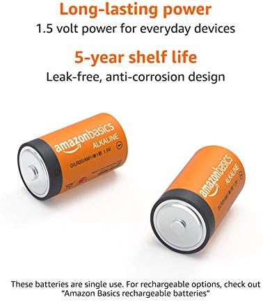 Амазон Основи Алкални Батерии 6LR61-8PK 9V 8pk &засилувач; Алкални Д Ќелии БАТЕРИИ LR20-12PK 1.5 V 12PK Еднократна Употреба