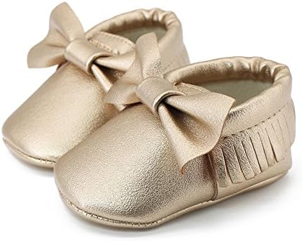 Осаку новороденче бебе бебе мека единствена сума кожени чевли