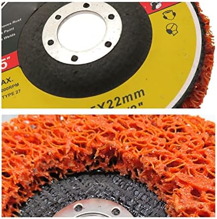 Vieue Абразивно полирање за мелење 1 парче од 4,5 инчи 115 mm диск абразивно тркало за чистење на 'рѓа мелење на тркалото за