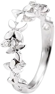 2023 година Нов женски цвет дијамантски стилски прстен за прстен за прстен за накит небесен прстен