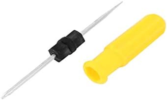Нов LON0167 Хардвер жолта прикажана рачка за добра изведба 3,7 мм сигурен врв за ефикасност, долга вратило за шрафциран шрафцигер