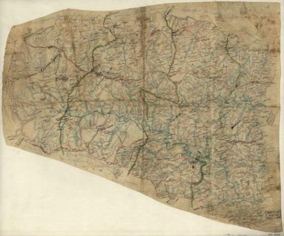 Бесконечни фотографии 1860 МАП | Карта на округот Луиза, Вирџинија | Сопственици на земјиште | округот Луиза | округот Луиза, ВА,