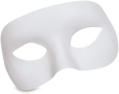 Креативност улична пластична маска, Марди Грас, 2-3/4 x 5-1/4, 1 парче