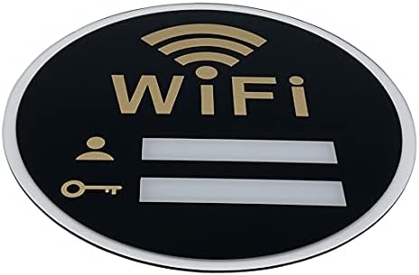 WiFi лозинка потпишете акрилик лепило на Интернет-лозинка за само-лепење на wallидот или вратата