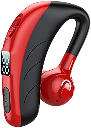 Слушалница за единечни уши XUNION со MIC Bluetooth 5.2 LED на слушалки LED дисплеј водоотпорен слушалки безжични слушалки yx6