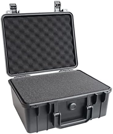 WXBDD Алатка за безбедносни инструменти кутија ABS пластична алатка за складирање Алатка за алатки за отворено куфер со пена
