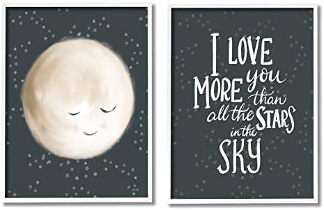 Ступел Индустрии Симпатична Месечината Ѕвезденото Ноќно Небо Те Сакам Фраза, Дизајн Од Куќата Фенвеј