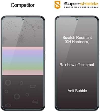 Супершилдз Дизајниран За Xiaomi 12t Pro 5G Заштитник На Екранот Од Калено Стакло, Против Гребење, Без Меурчиња