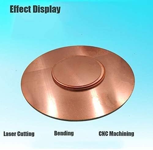Месинг плоча бакарен диск лим со висока чистота кружен круг материјали за сечење алатки за сечење и сите видови прецизни делови метална