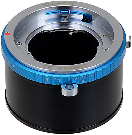 Адаптерот за монтирање на леќи Fotodiox компатибилен со M39 / L39 Руски и Леика завртки за монтирање на леќи на Sony E-Mont Camount