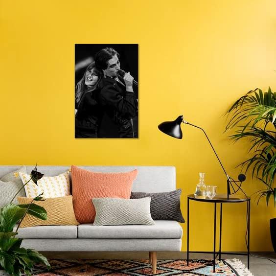 Постер на Дамјано и Викторија - Италијански рок бенд - Постери за отпечатоци - Декор на wallидот на просторијата