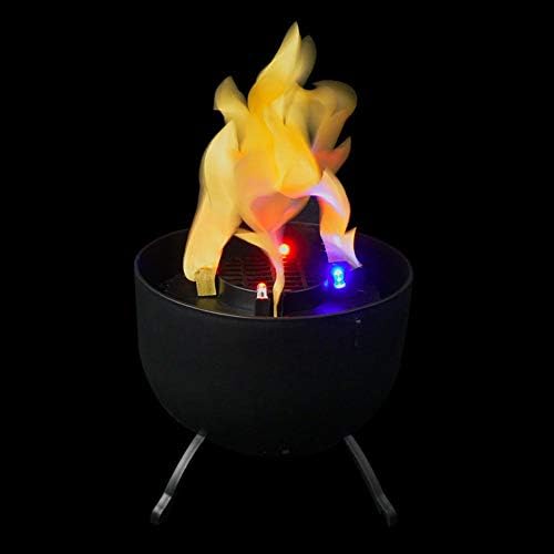 3Д вештачка ламба за пламен, 4 во 1 LED лажен оган електронски запален факел светло батерија управувана со реален ефект на декорација на светло