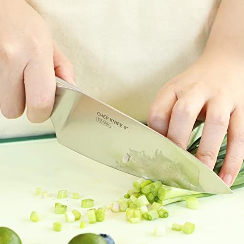 Туо готвач нож 6 инчи - Професионален кујнски нож за готвење јапонски џуто ножеви зеленчук месо и овошје - германски HC не'рѓосувачки