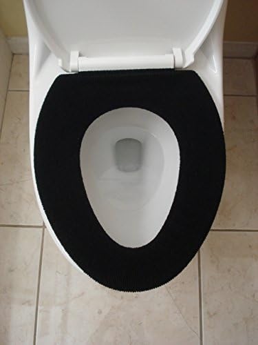 Мека N удобна покривка на тоалетно седиште - црно