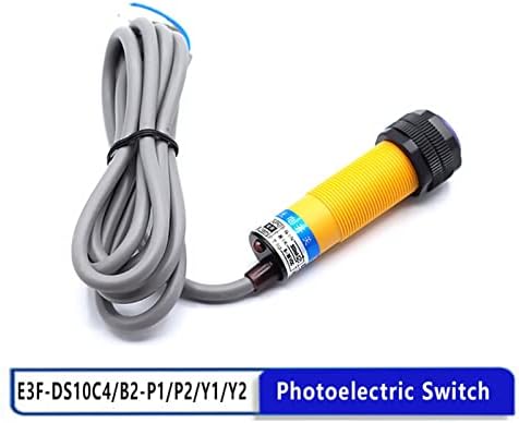 BHOLSA 1PCS Дифузна Рефлексија Фотоелектричен Прекинувач Инфрацрвен Сензор Прекинувач За Близина E3F-DS10C4/B2/P1/P2/Y1/Y2 NPN PNP