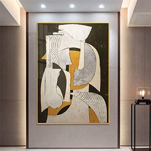 Апстракт Апстракт маж и жена двојка wallидна уметност платно сликање домашна дневна соба декор