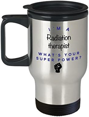 Терапевт За Зрачење Патна Кригла, Јас Сум Терапевт За Зрачење Што Е Супер Моќ? Смешни Чаши За Кафе Во Кариерата, Идеја За Подарок За Мажи