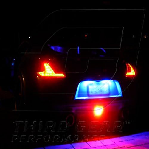 Tgp T10 Blue 4 LED SMD Регистарска Табличка Клин Светилки Пар 1992-1995 Компатибилен Со Mazda MX-3