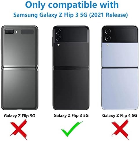 FQTBCEARI За Случајот Samsung Galaxy Z Flip 3, Тенок Фит Тврд КОМПЈУТЕР Отпорен На Нула Стилски Заштитен Случај За Samsung Galaxy Z Flip 3 5G 2021-Шарен Гроздобер Череп Од Шеќер