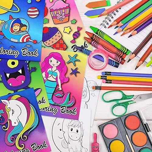 Избрани Мини Боенки За Деца-Масовно Пакување од 20 Мали Брошури во боја во 5 Дизајни-Совршени Забави За Мали Деца И Едукативни Уметнички