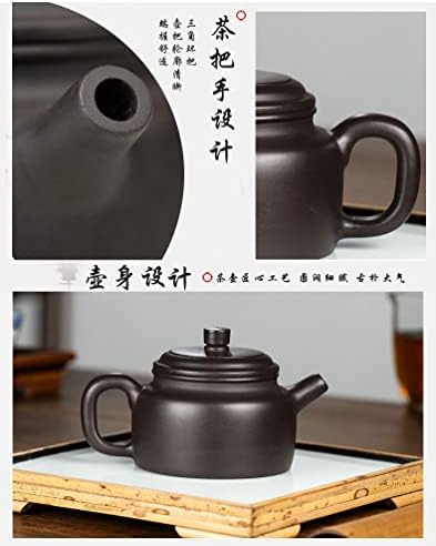 Чајник 200мл Кинески Јиксинг Глина Зиша Вистински Инфузори За Црн Тенџере Лабав Чај