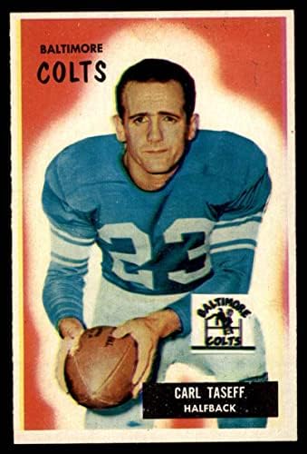1955 Bowman 103 Carl Taseff Baltimore Colts Ex/Mt Colts Johnон Керол