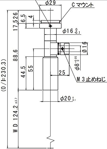 Телецентрични леќи MRC08-124D: Идеално за дизајнирање на машински визија, системи за мерење на слика и инспекција.