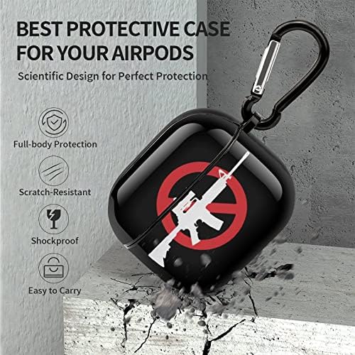Капакот На Куќиштето За Контрола на Пиштолот За Airpods 3 Со Заштитни Додатоци Со Тврда Обвивка со Приврзок за Клучеви