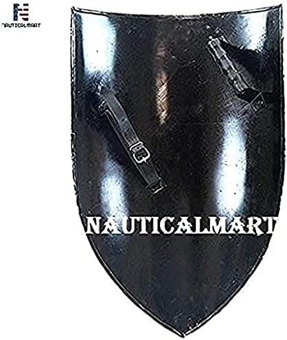 Наутикамарт Средновековен лева рака со челичен грејач празен - челик од 18 мерачи