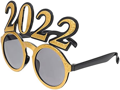 Декорации за Ноќта на вештерките на Bestoyard Новогодишни очила за очила 2022: Број на очила за очила за фото за 2022 година, новогодишни